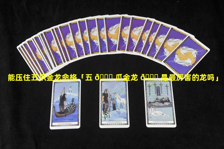 能压住五爪金龙命格「五 🐅 爪金龙 🐎 是最厉害的龙吗」